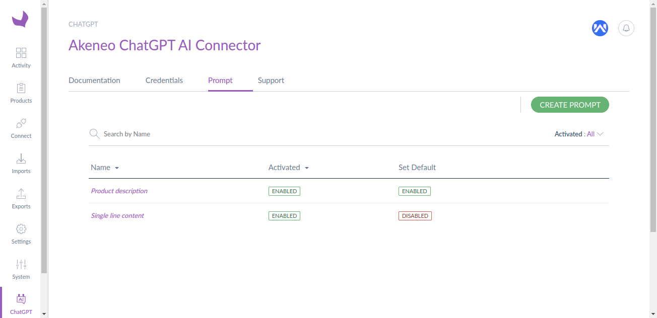Akeneo ChatGPT AI Connector || PIM Content Creation Tool