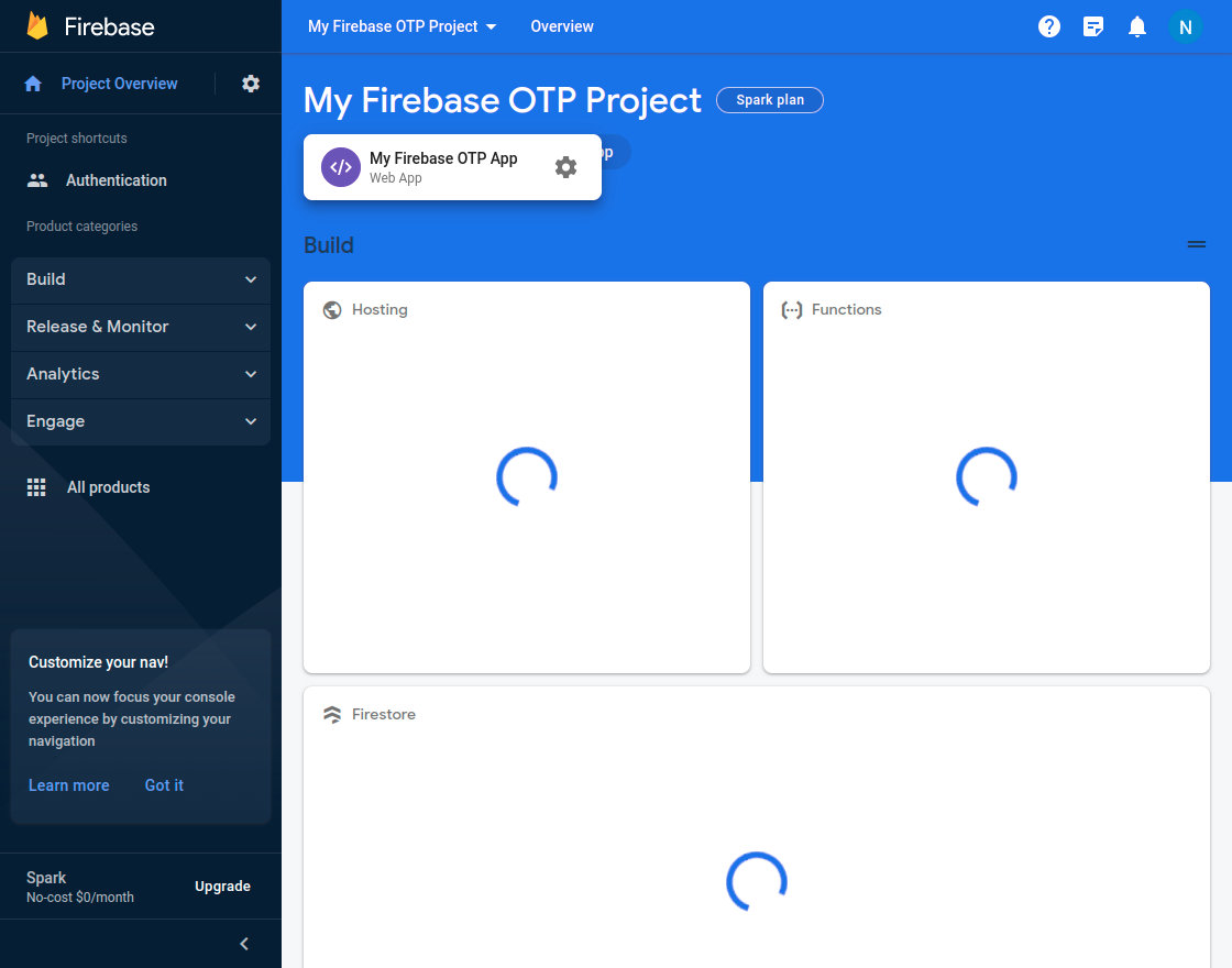Magento 2 Firebase OTP Login app settings
