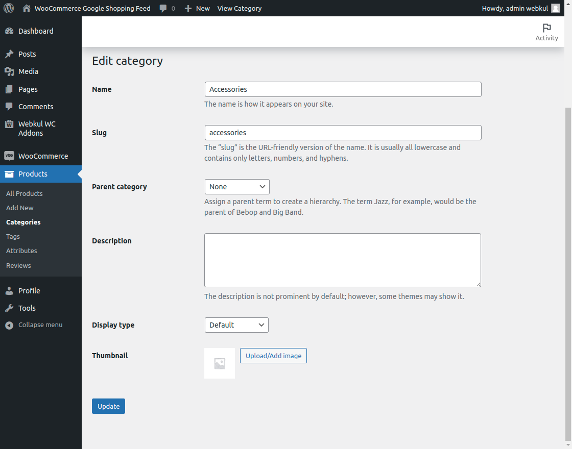 wordpressdemo.webkul.com_wc-google-shopping-feed_wp-admin_term.php_taxonomyproduct_cattag_ID25post_typeproductwebkul-store