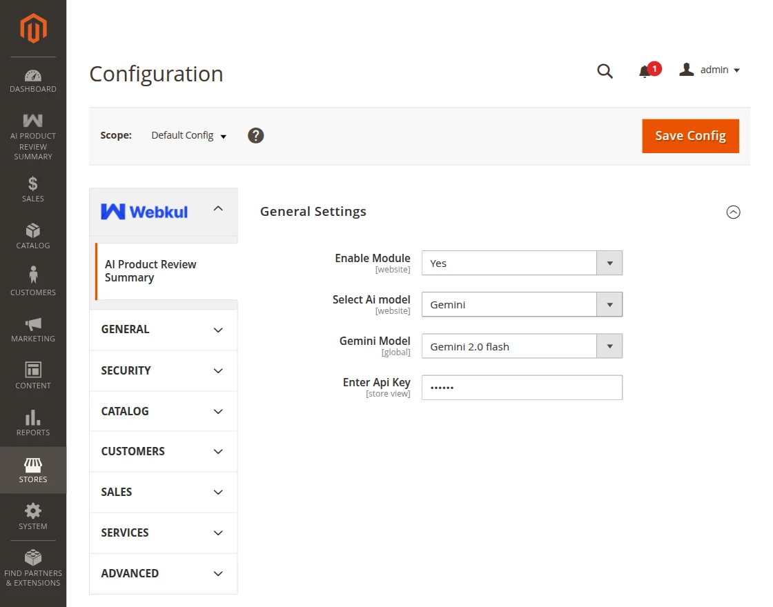 Gemini Configuration