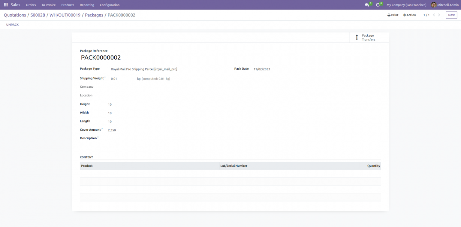 Proship Pin Guide for Odoo Royal Mail Proshipping Delivery Carrier - Webkul Blog