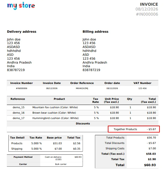 invoice