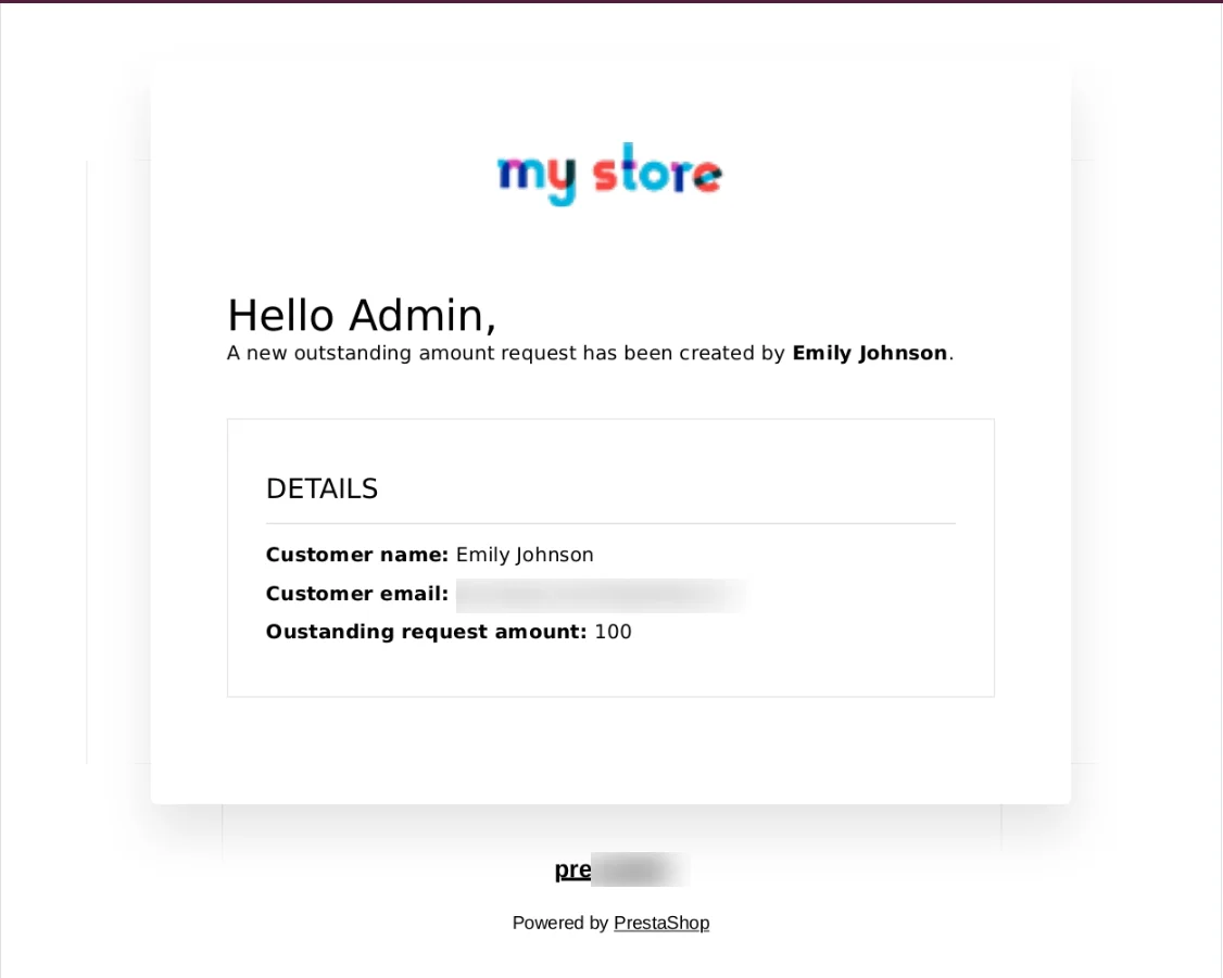 outstanding request email
