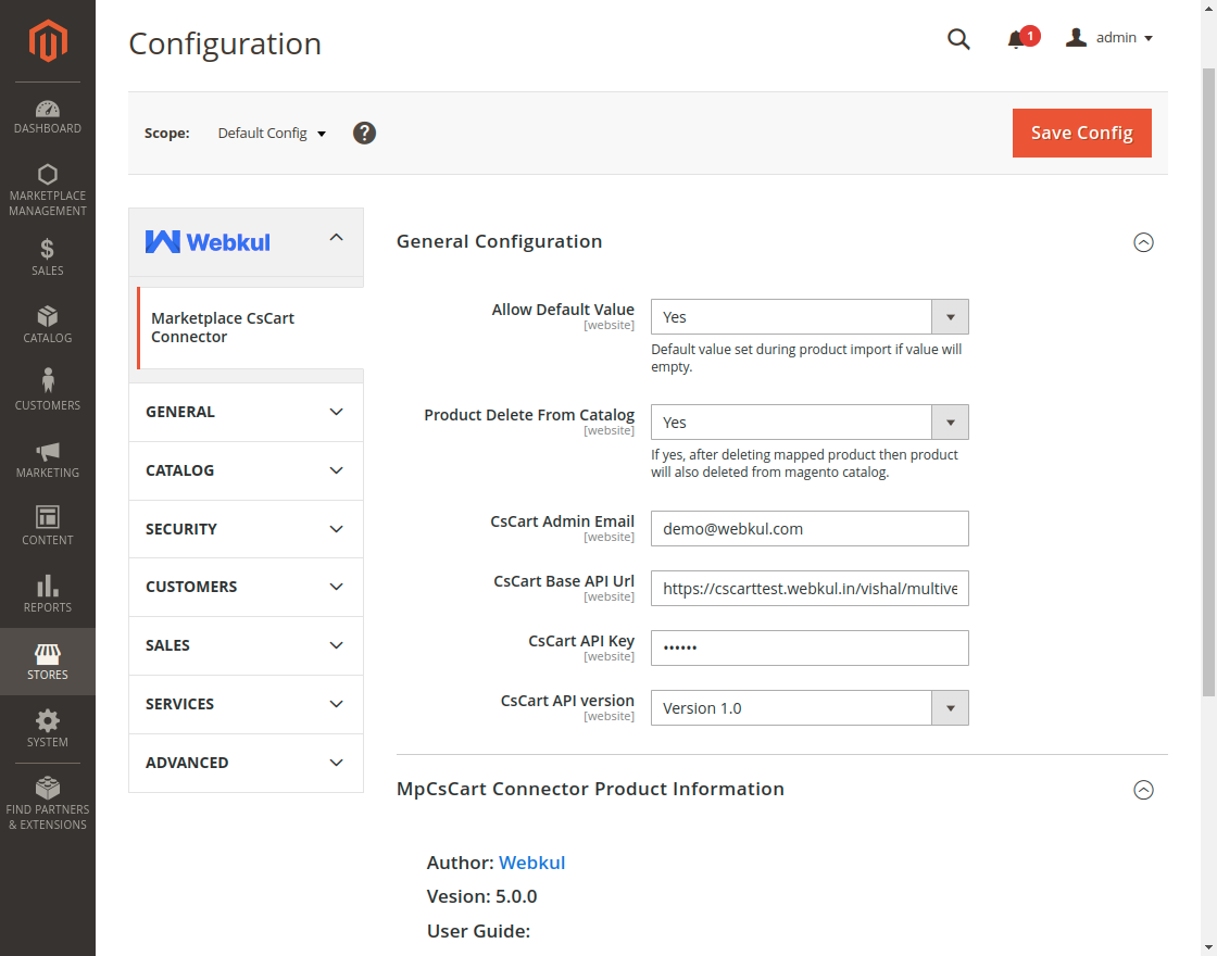 M2MP-CS-Cart-Connector
