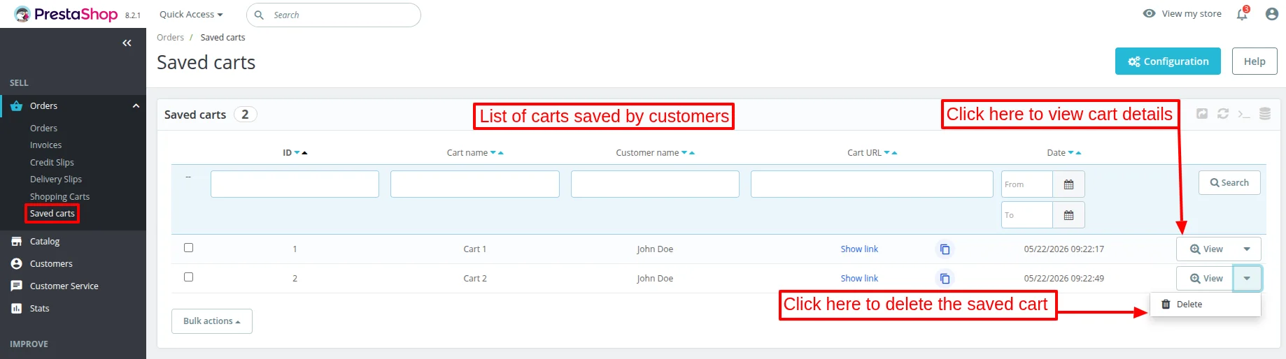 share cart