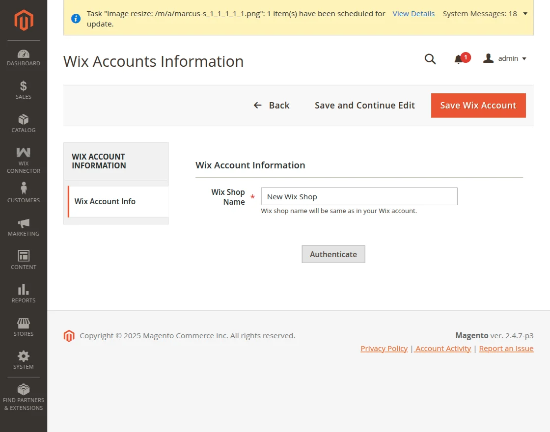 authenticate account
