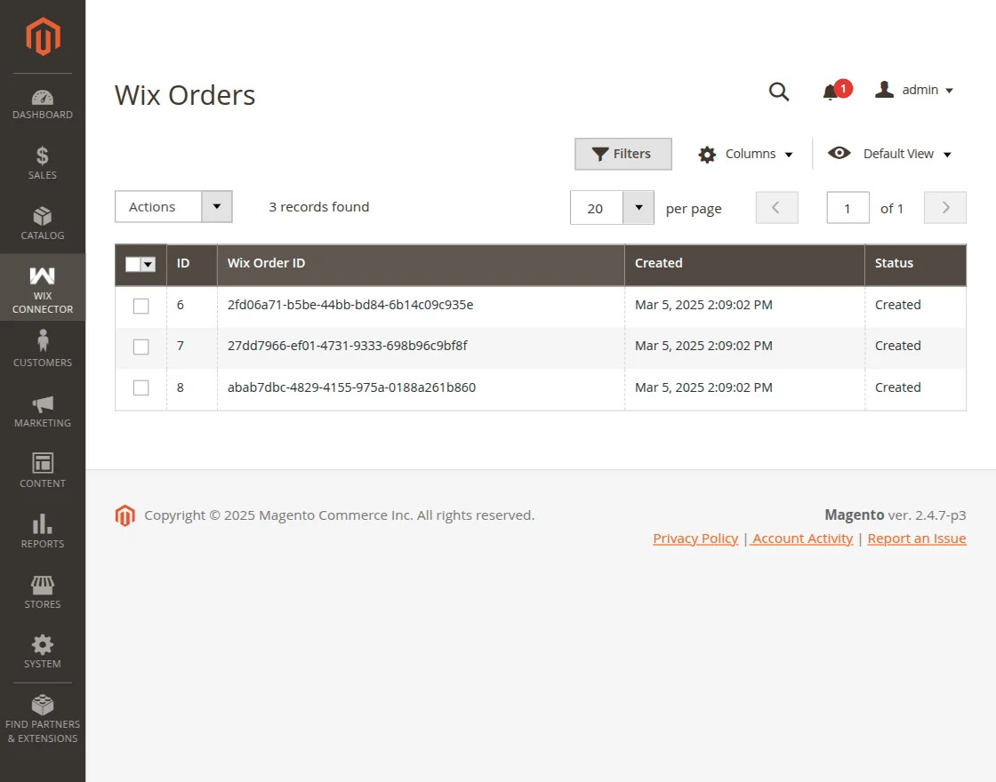 wix-order-list