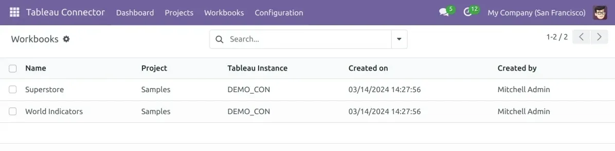 Viewing your project