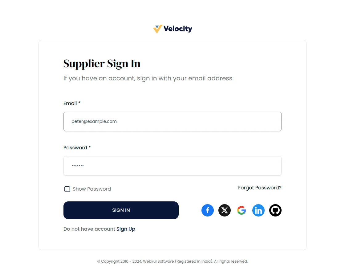 seller loin and page