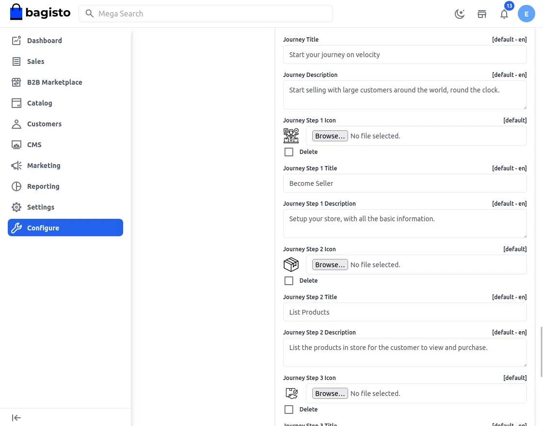 module configuration