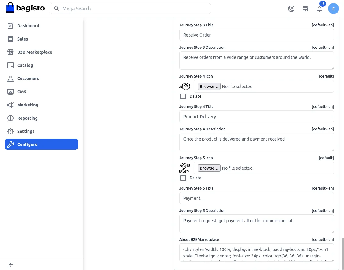 module configuration