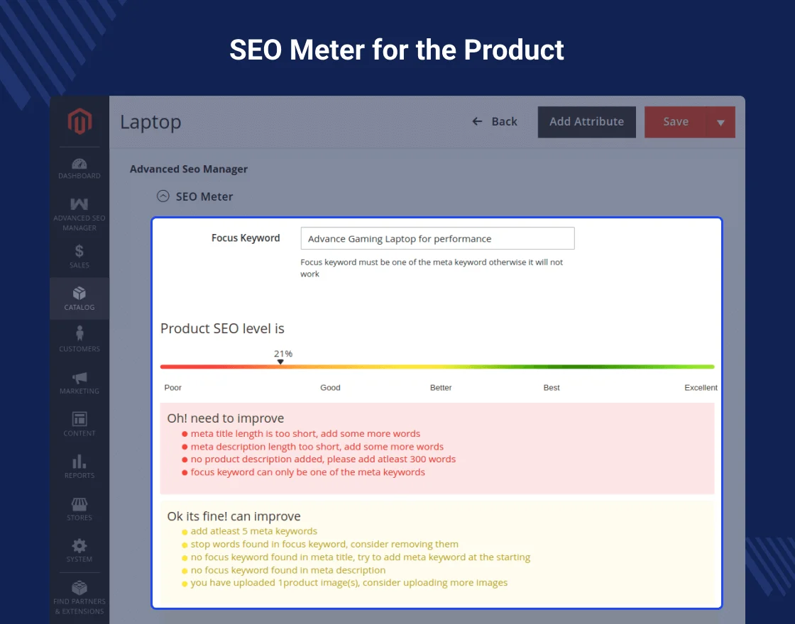 Magento seo extension