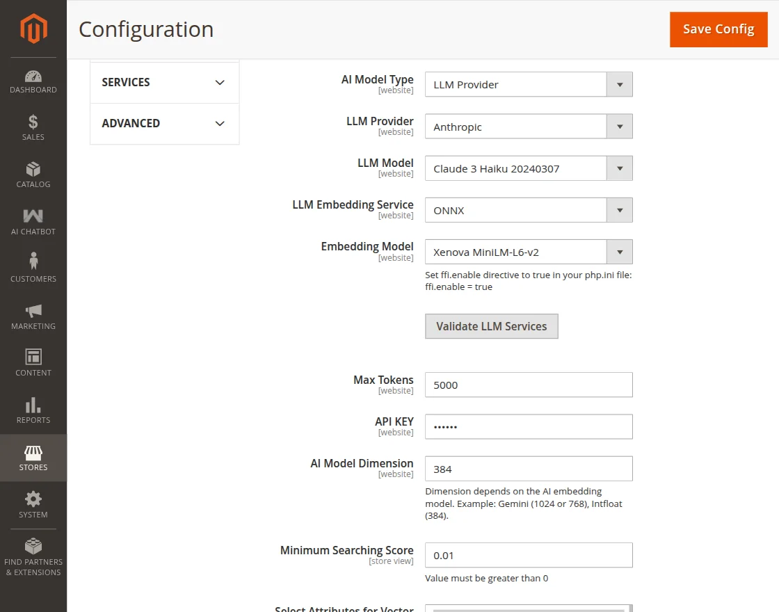 Anthropic configration