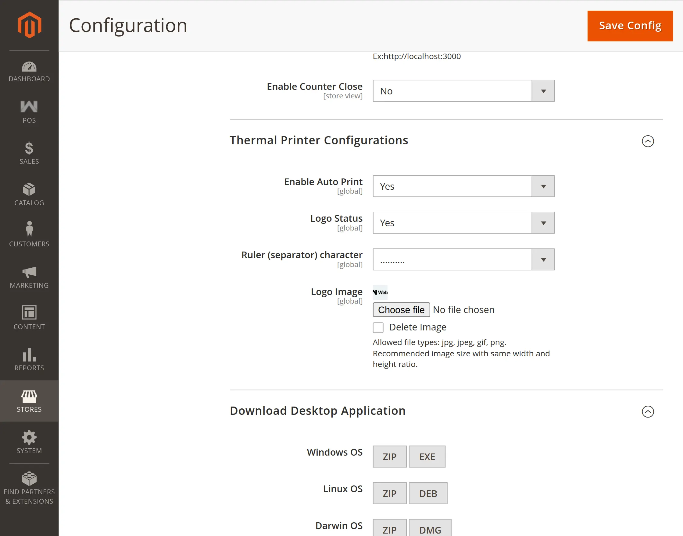 module configuration