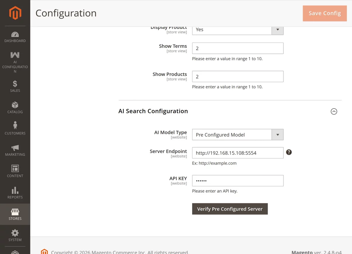 preconfiguredmodel