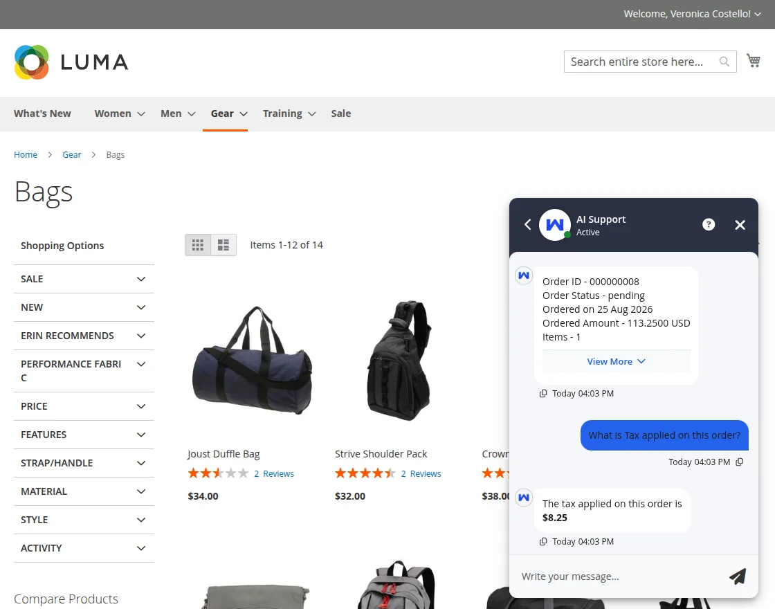 More About this order