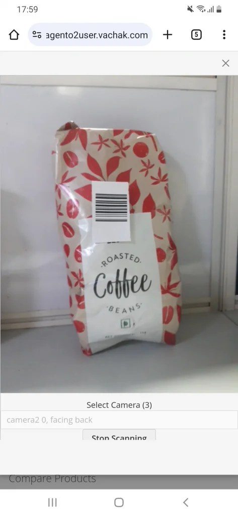 adobe commerce scan and go scan product barcode