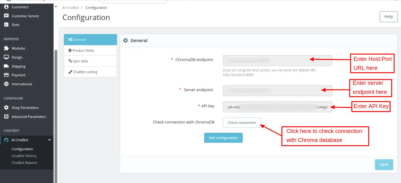 module configuration