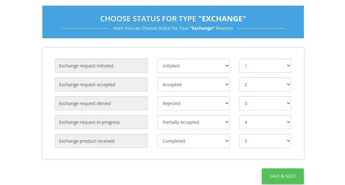 Exchange RMA example 