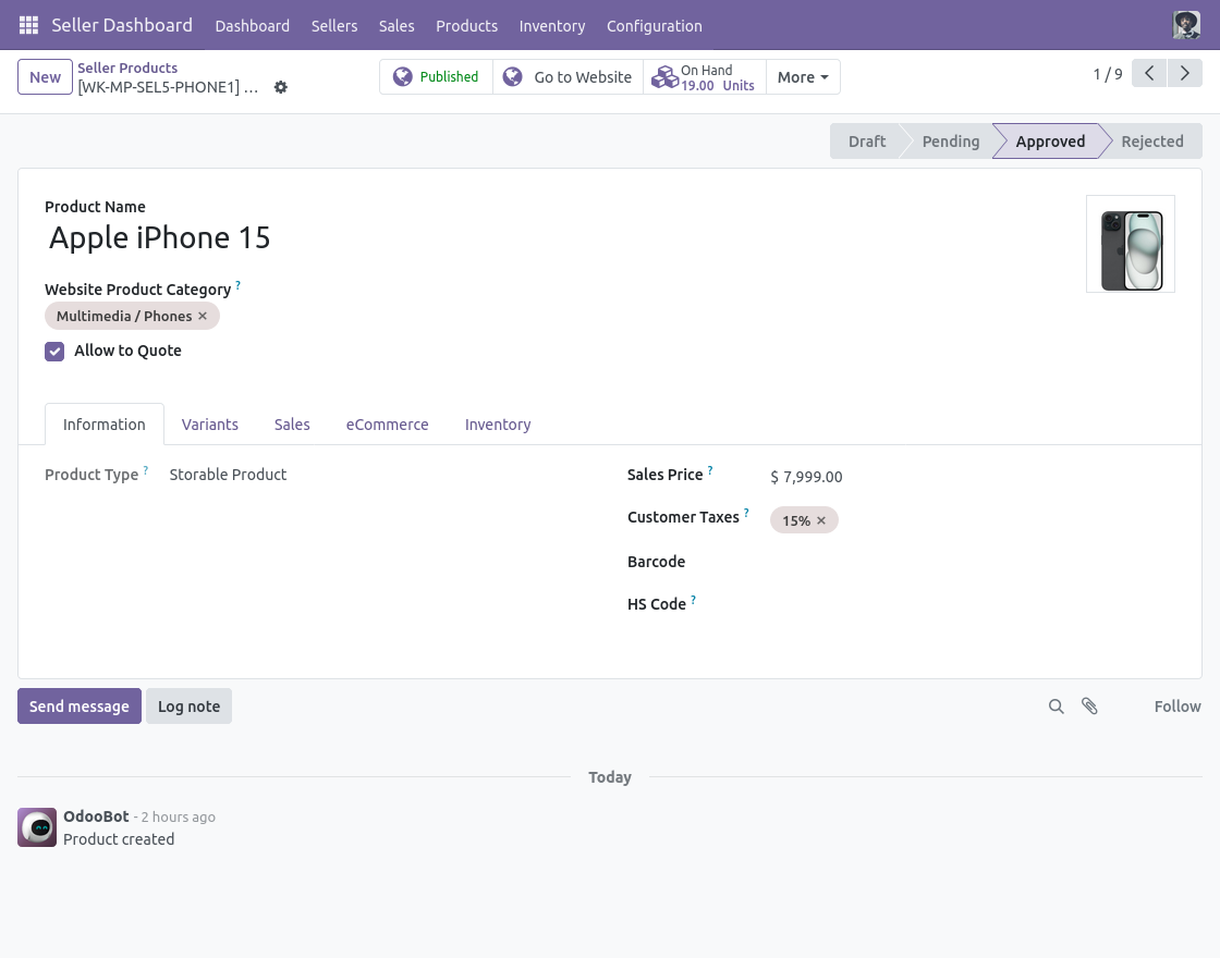 Enable allow to quote.