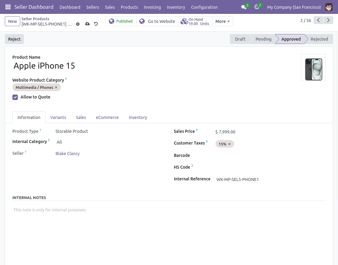 Enable Allow to Quote.