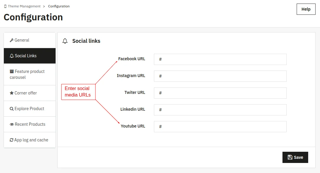 social links