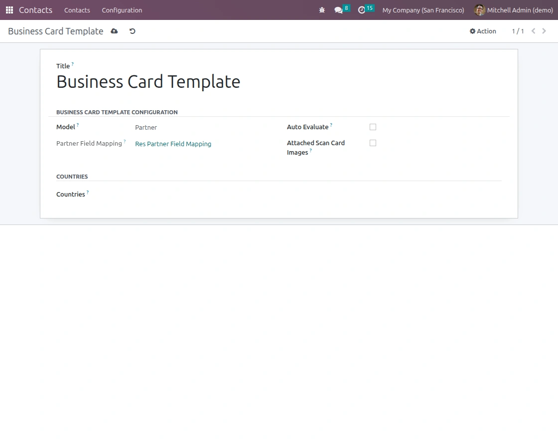 Partner Card Template