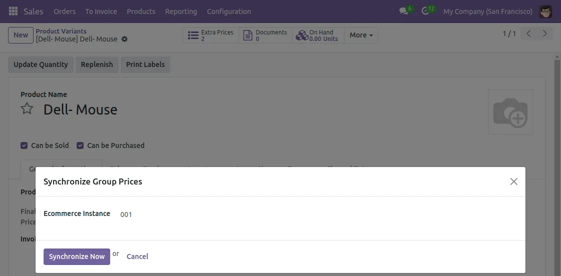 changes in prices and quantities