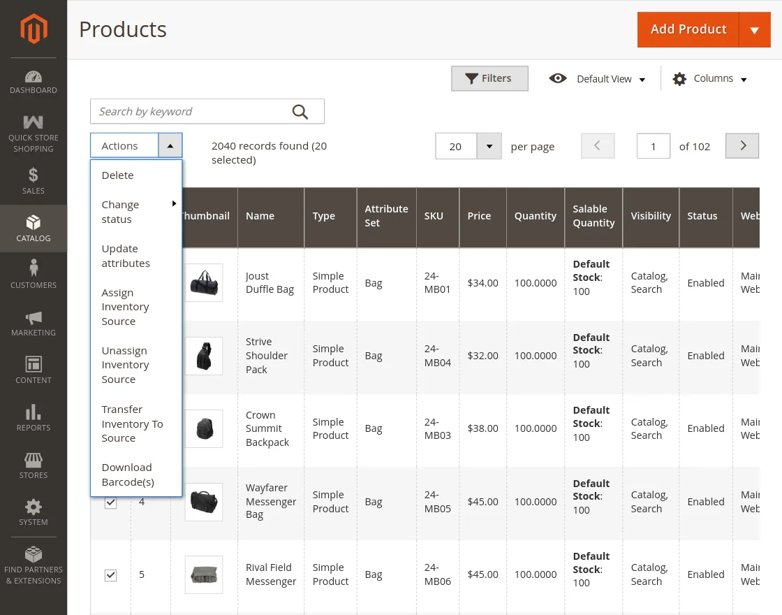 download product barcodes