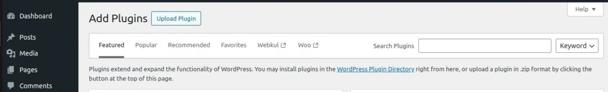upload plugin