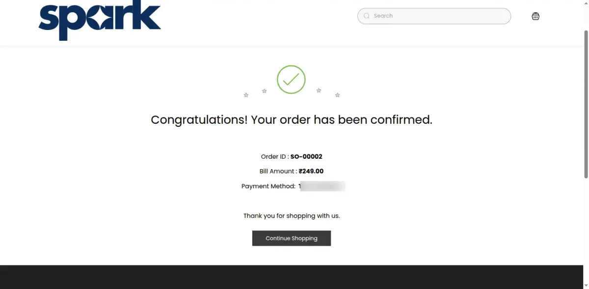 order confimation status