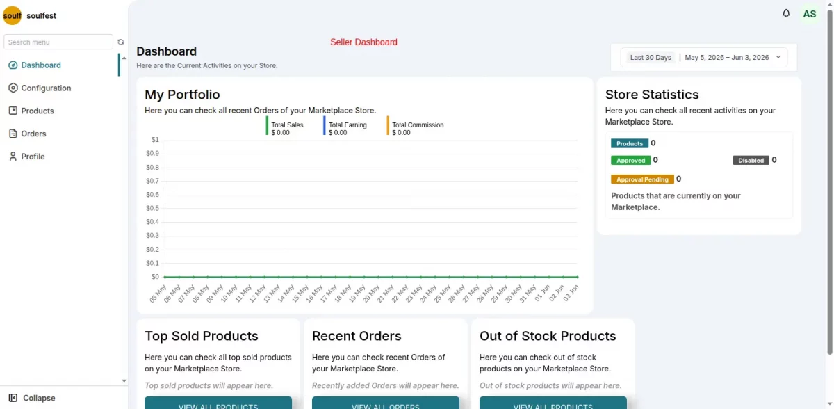 zoho seller account