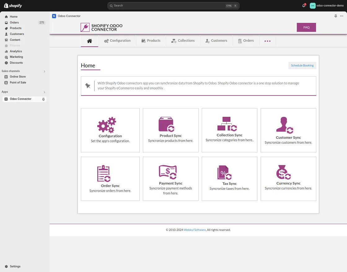 shopify-odoo-connector 