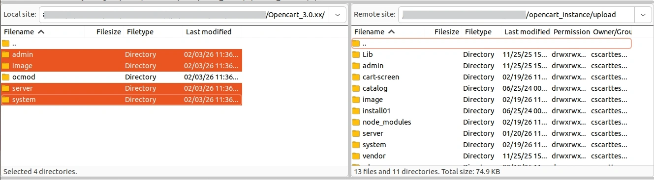 opencart quick print setup