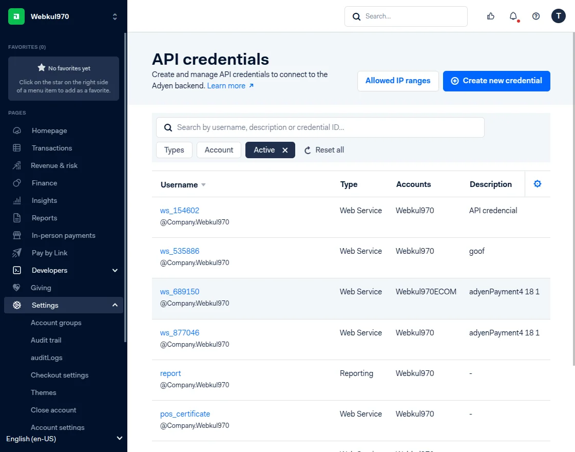 Perhaps account name