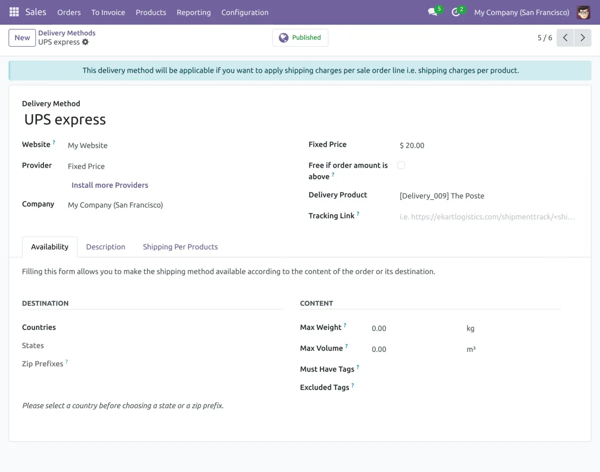 Publishing a new delivery method.
