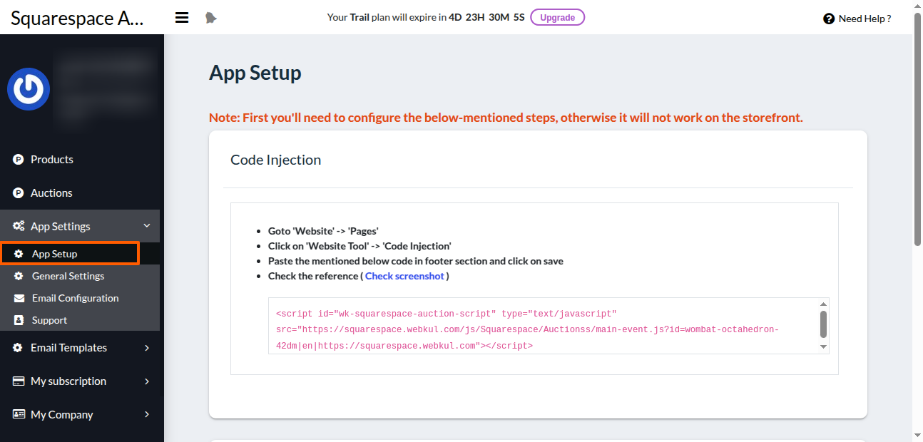 Squarespace Auction - Enables to add auction to the store products
