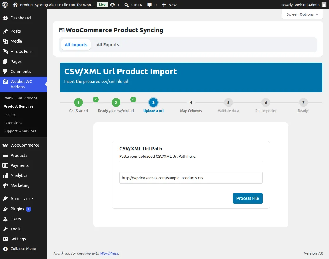 product-syncing-ftp-file-url-for-woocommerce-url-entered