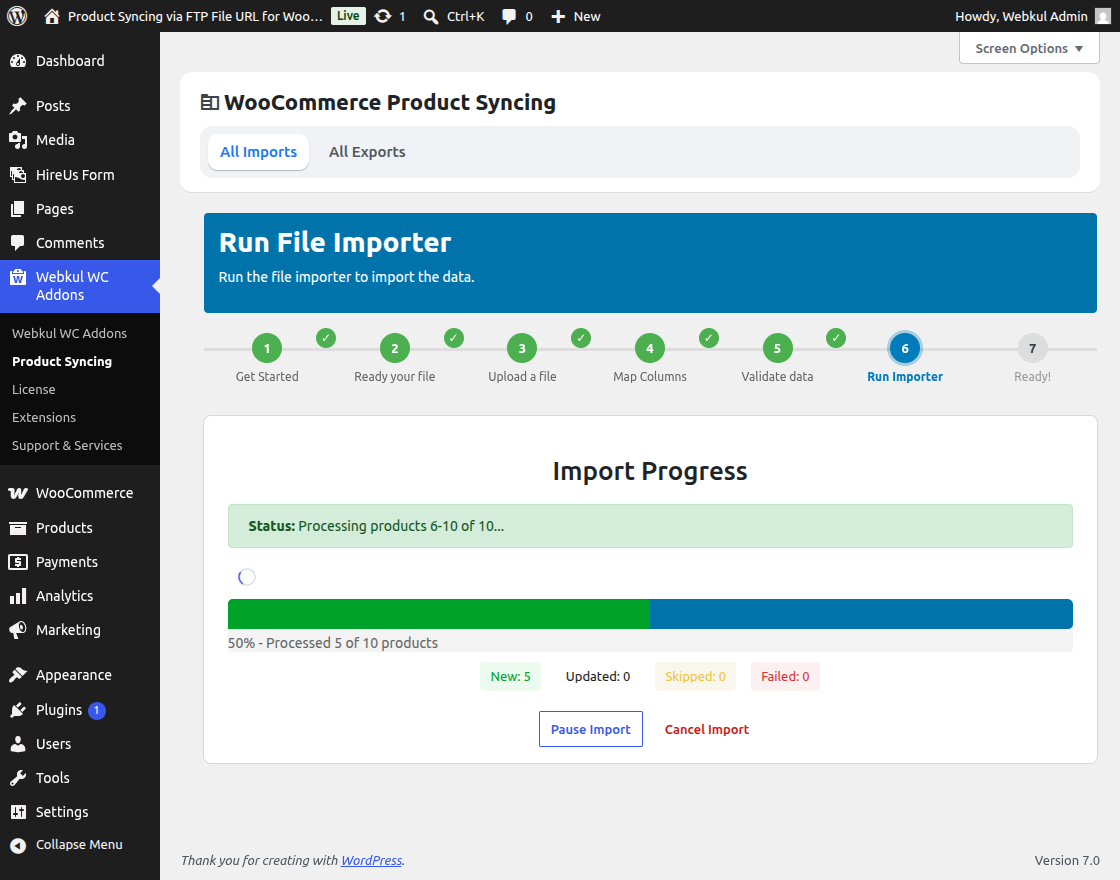 track-product-import-process-in-real-time.