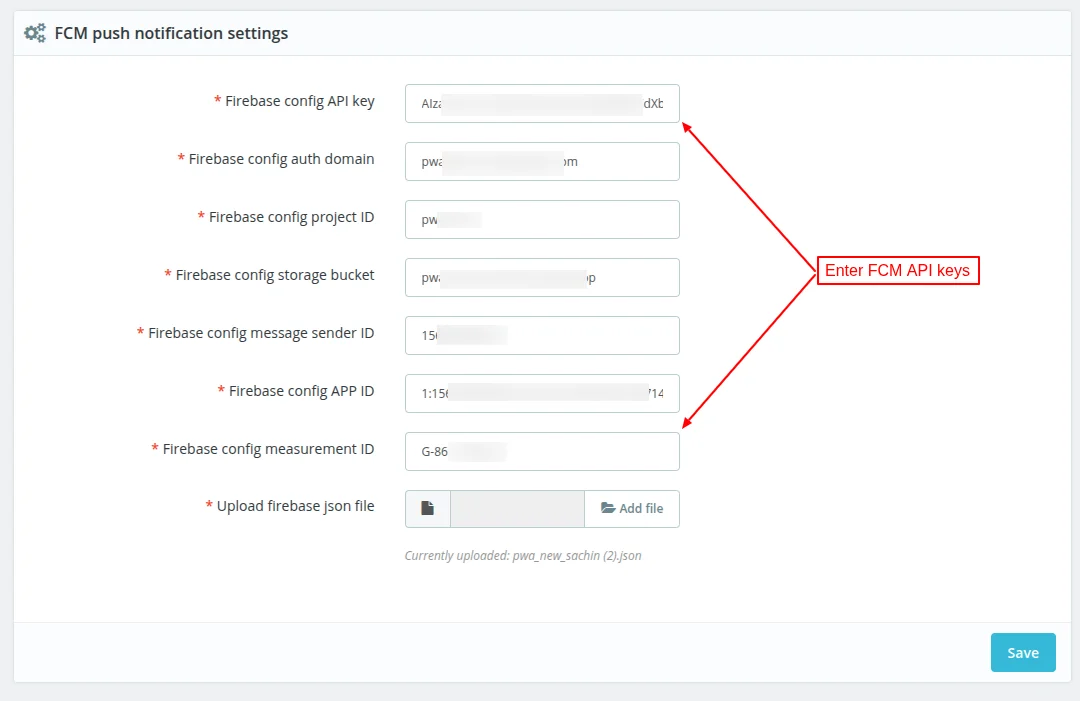 push notification settings