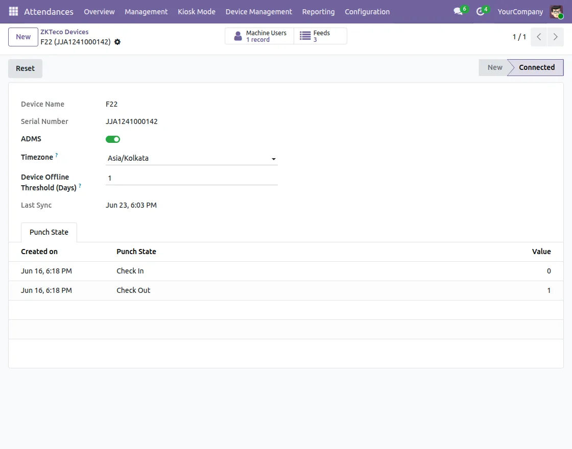 add ADMS device