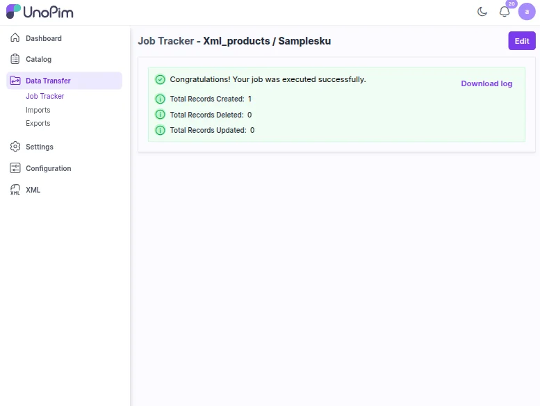 unopim xml connector