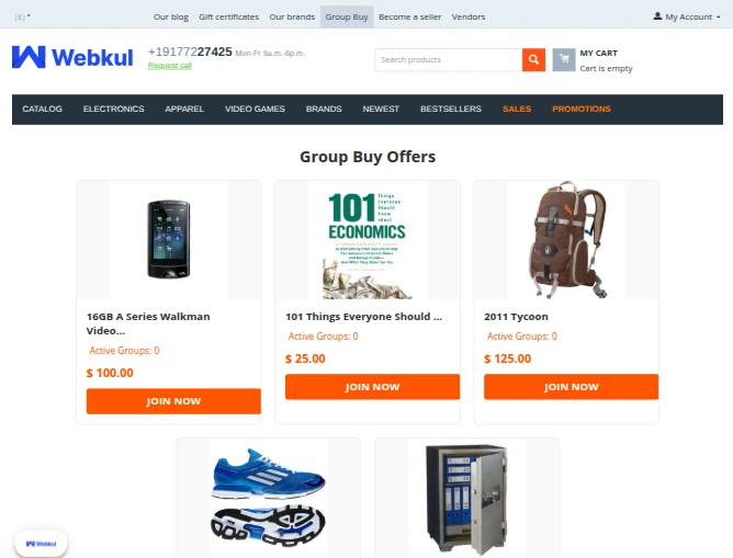 cs-cart group buy products