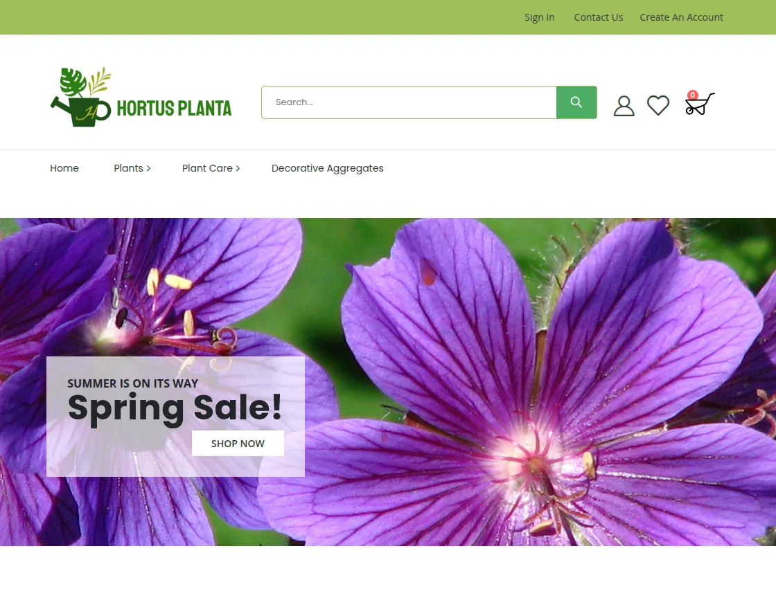 hortusplant home page
