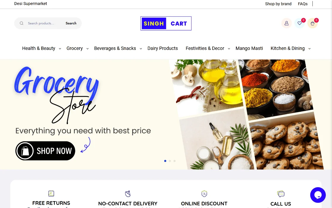 singhcart-case-study-homepage