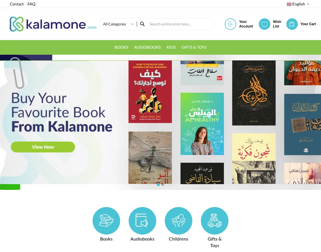 kalamone homepage webkul case study