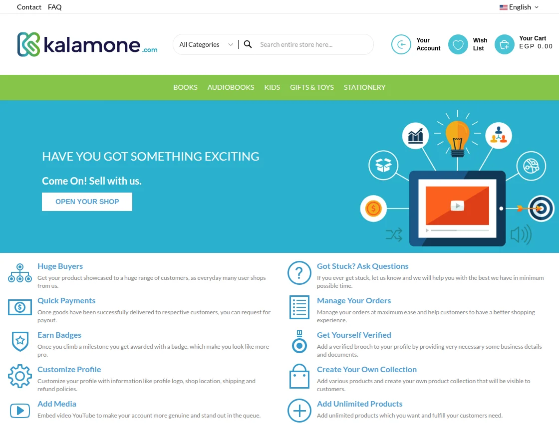 lalamone webkul magento 2 marketplace page