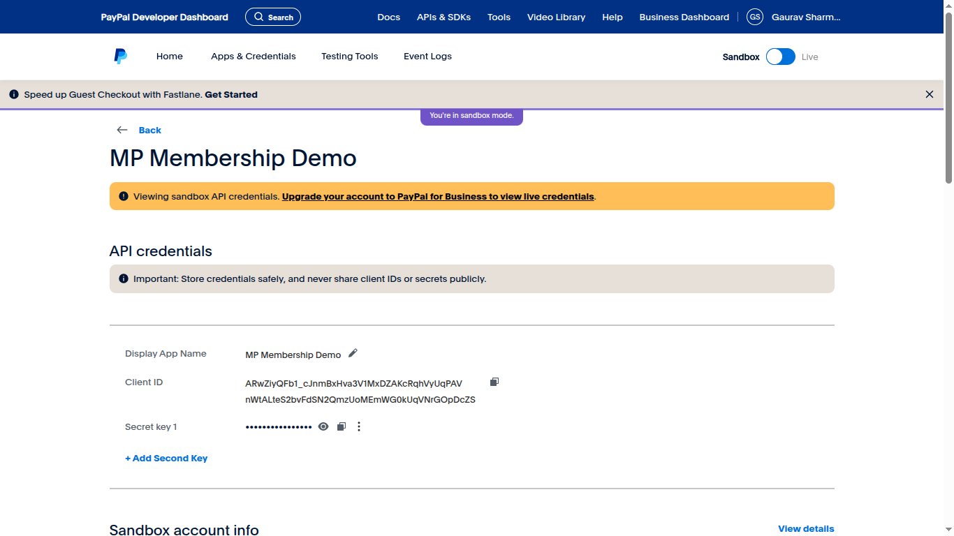 woocommerce-mp-membership-paypal-app-created