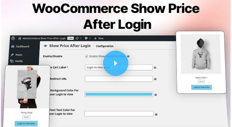 WooCommerce Show Price After Login Plugin