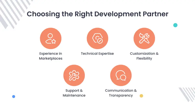 Choose development partner